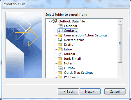 select-folder-to-export-outlook