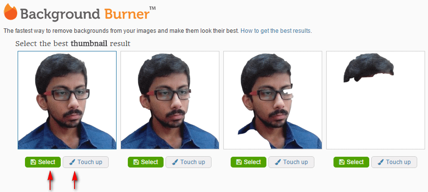 remove background of image online with background burner