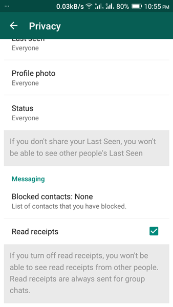 read whatsapp message without sending blue tick notification
