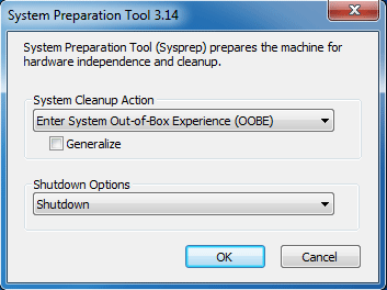 system preparation tool for windows