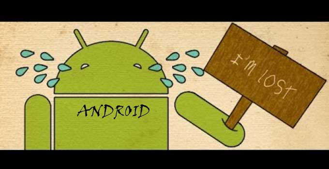 find lost android
