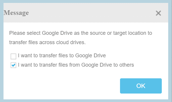 Google Drive to Dropbox file sync